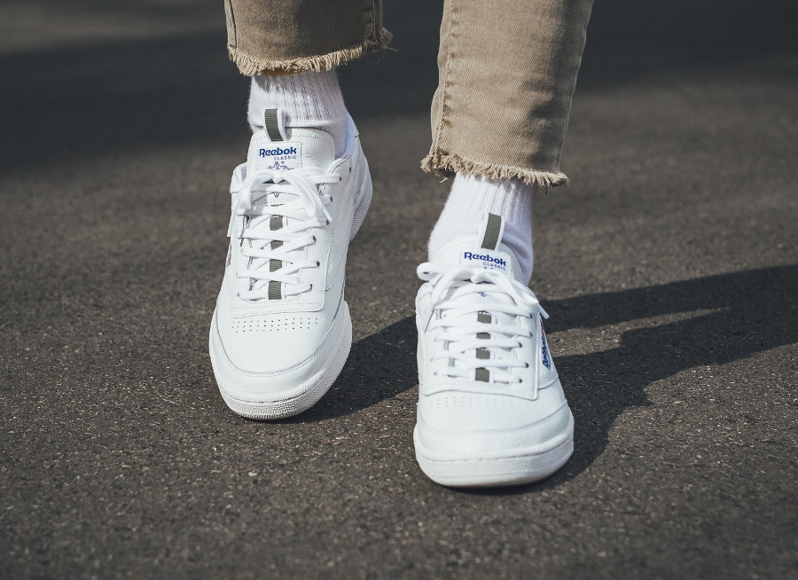 reebok club c 85 rt white