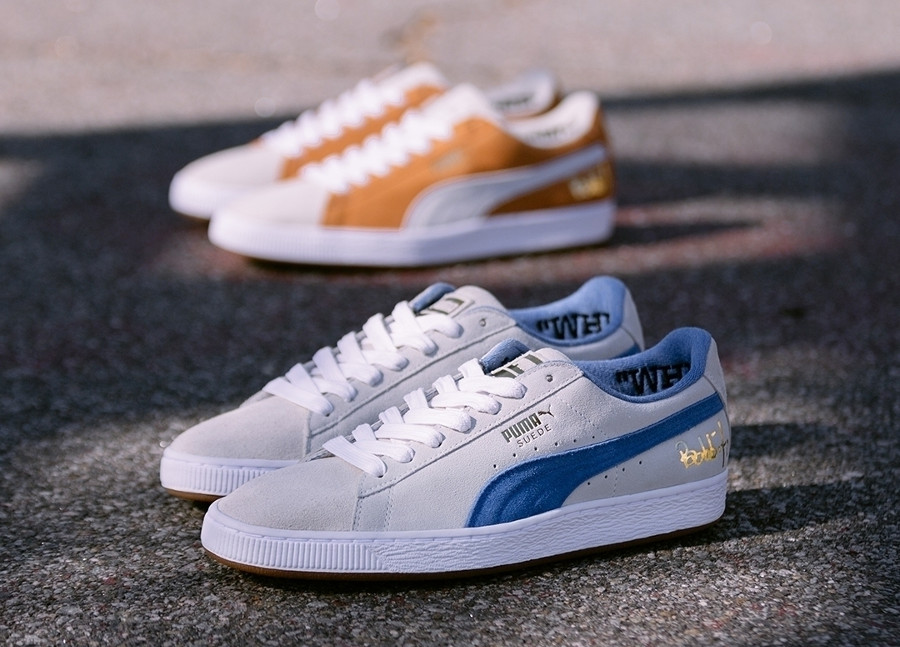 Bobbito Garcia x Puma Suede 'Apricot Buff & White Blue'