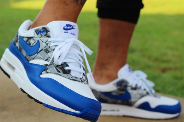 Review : Atmos x Nike Air Max 1 SC Leather Royal Blue 'We Love Nike'