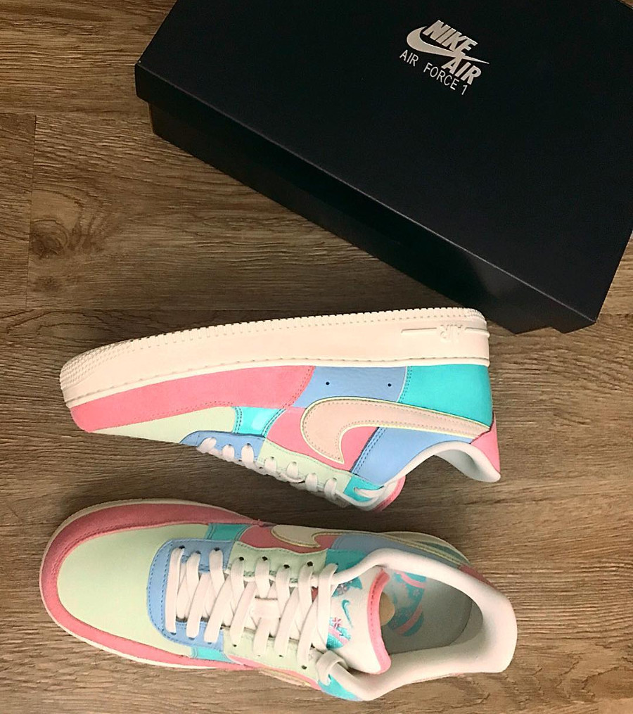 Review] Où trouver la Nike Air Force 1 QS Easter Spring ...