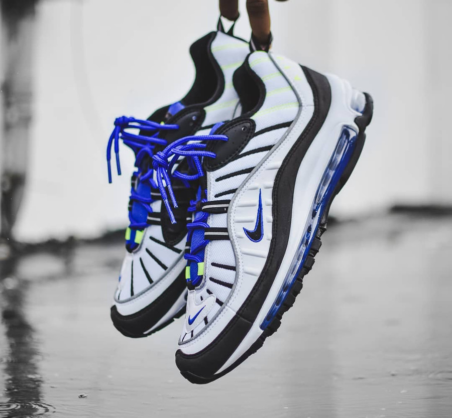 air max 98 vert fluo