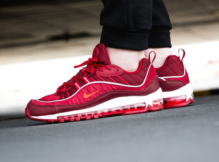 air max 98 rouge