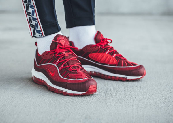 air max 98 rouge blanche