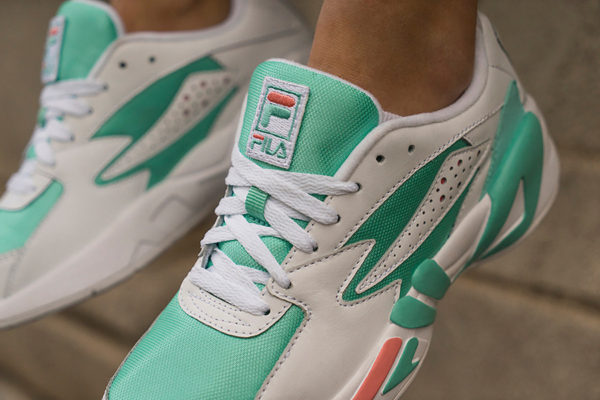 basket fila bleu turquoise