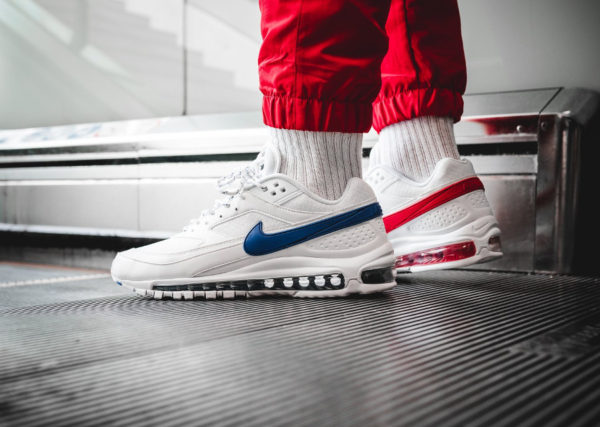 nike air max bleu blanc rouge