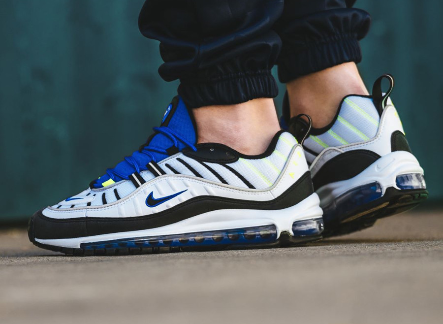 nike air max 98 noir blanc