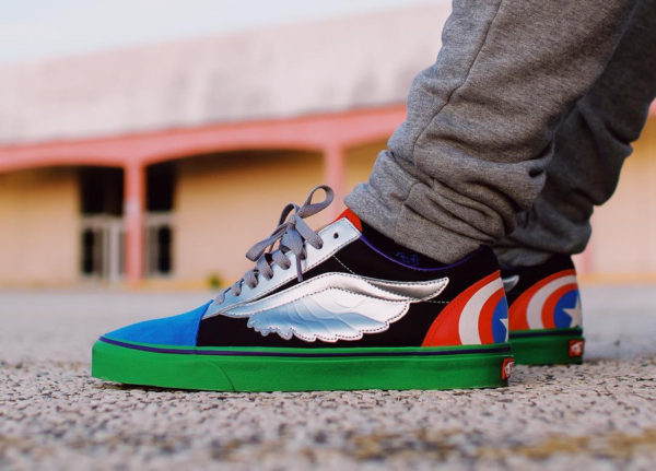 vans old skool x marvel