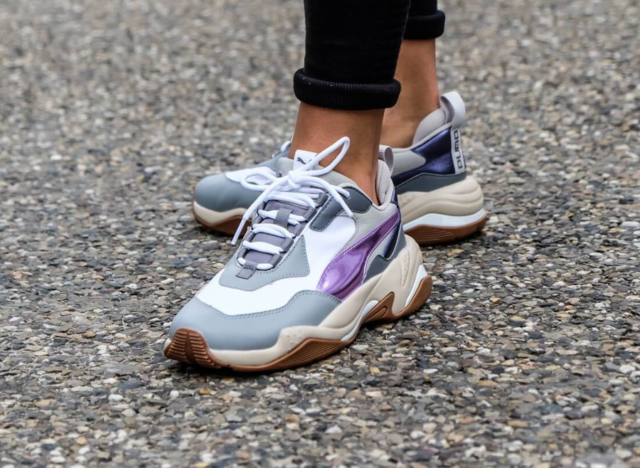 puma thunder electric lavender trainers