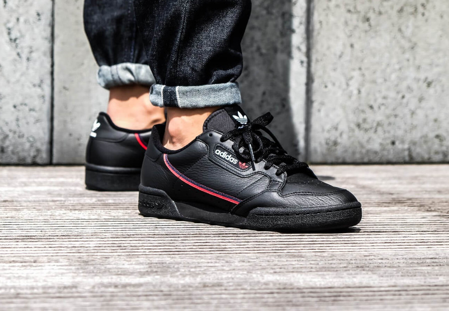 adidas continental 80 noir femme