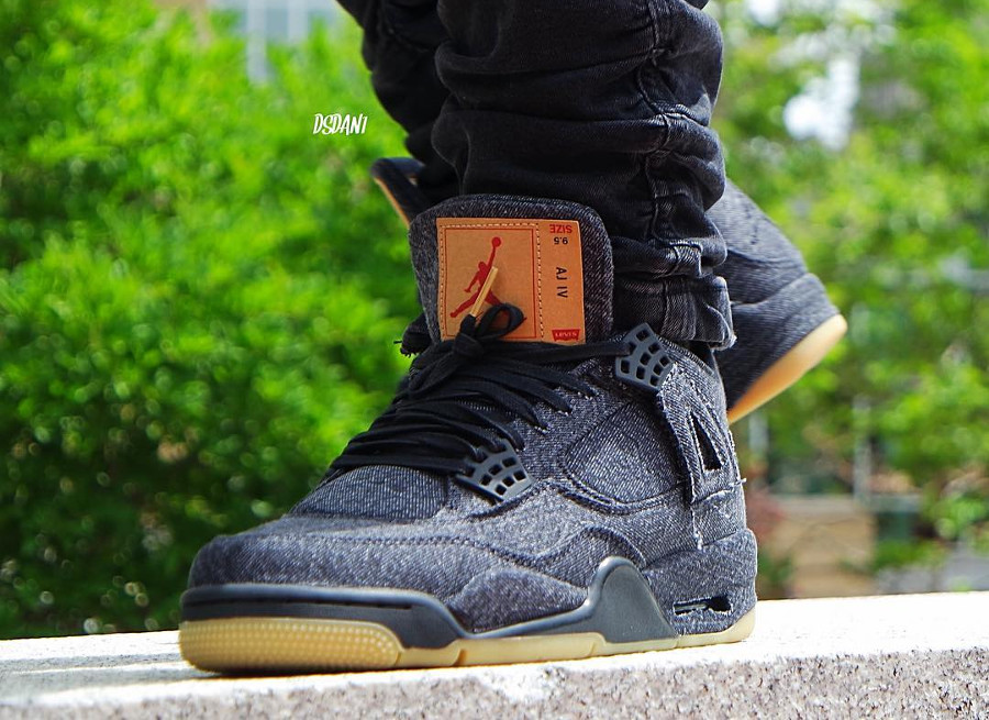 jordan 4 levi on feet