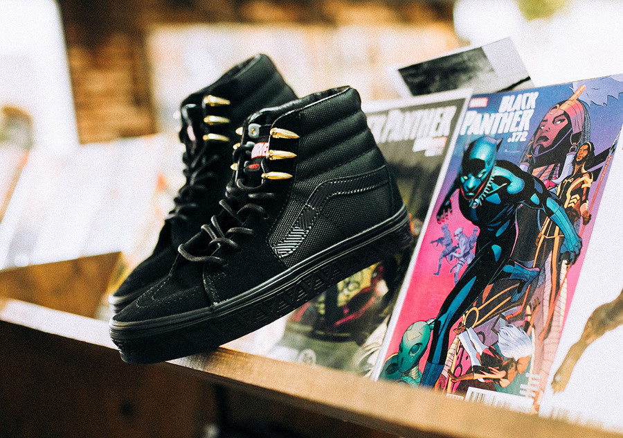 Mens black panther vans online