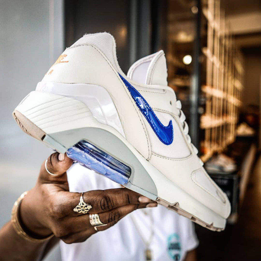 nike air max 180 sand racer blue & orange