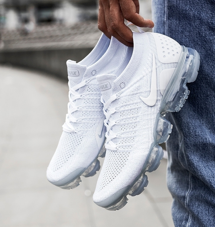 nike vapormax flyknit blanc