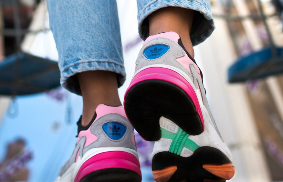 adidas falcon femme black light granite