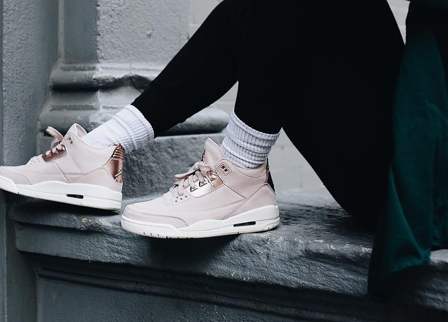 jordan 3 rose gold