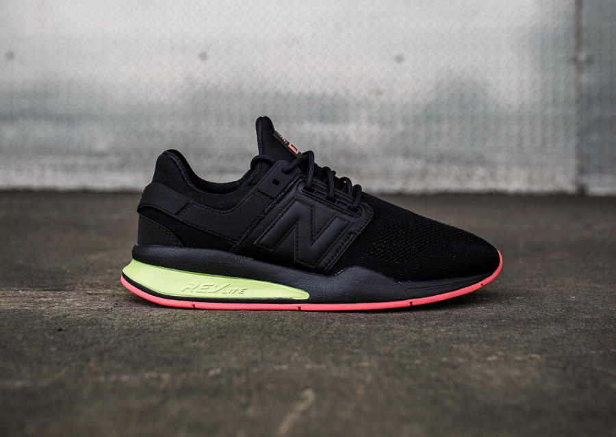 new balance noir fluo