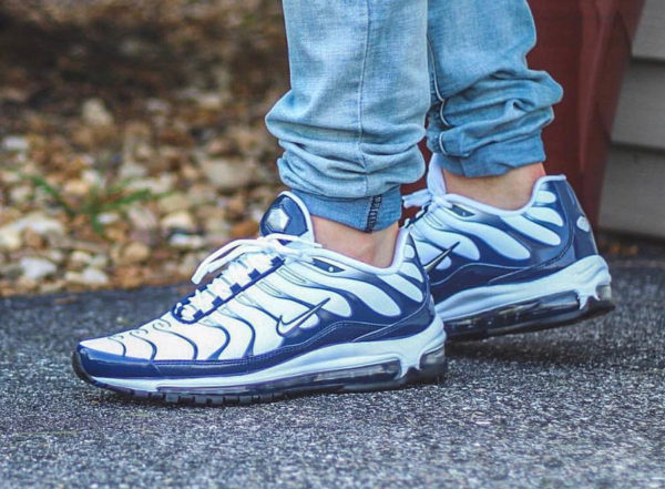 nike air max 97 silver blue