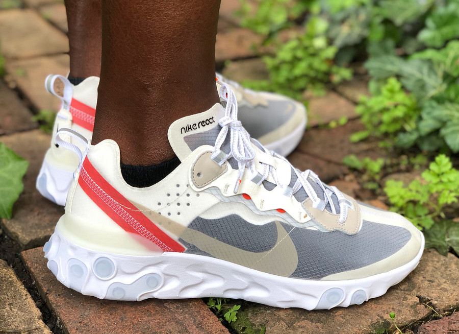 nike react element 87 blanche