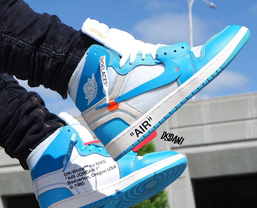 jordan 1 carolina off white