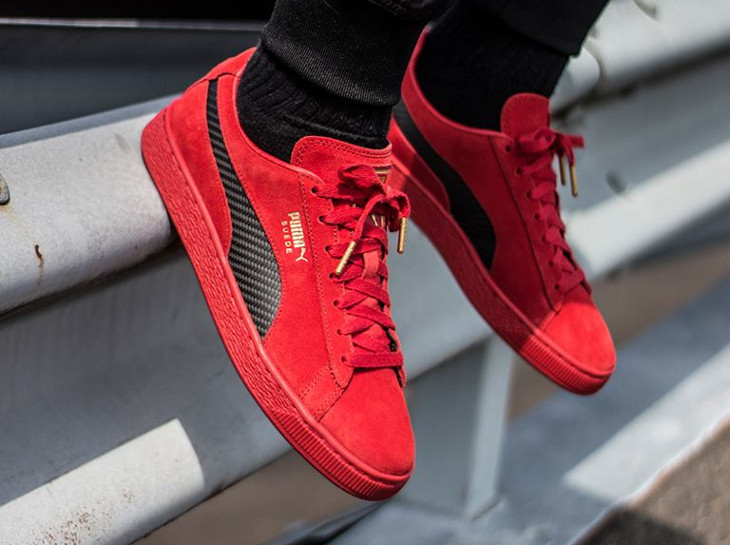 puma suede red ferrari