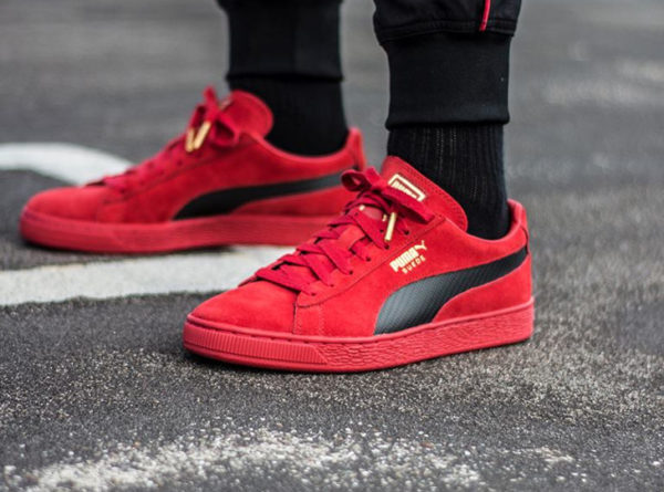 puma suede ferrari rosso corsa