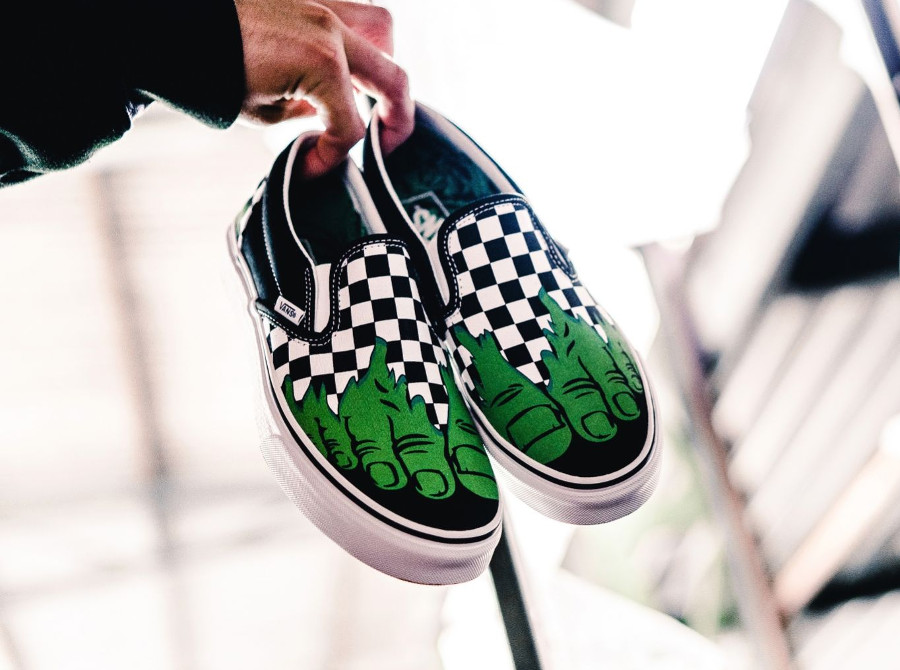 hulk slip on vans