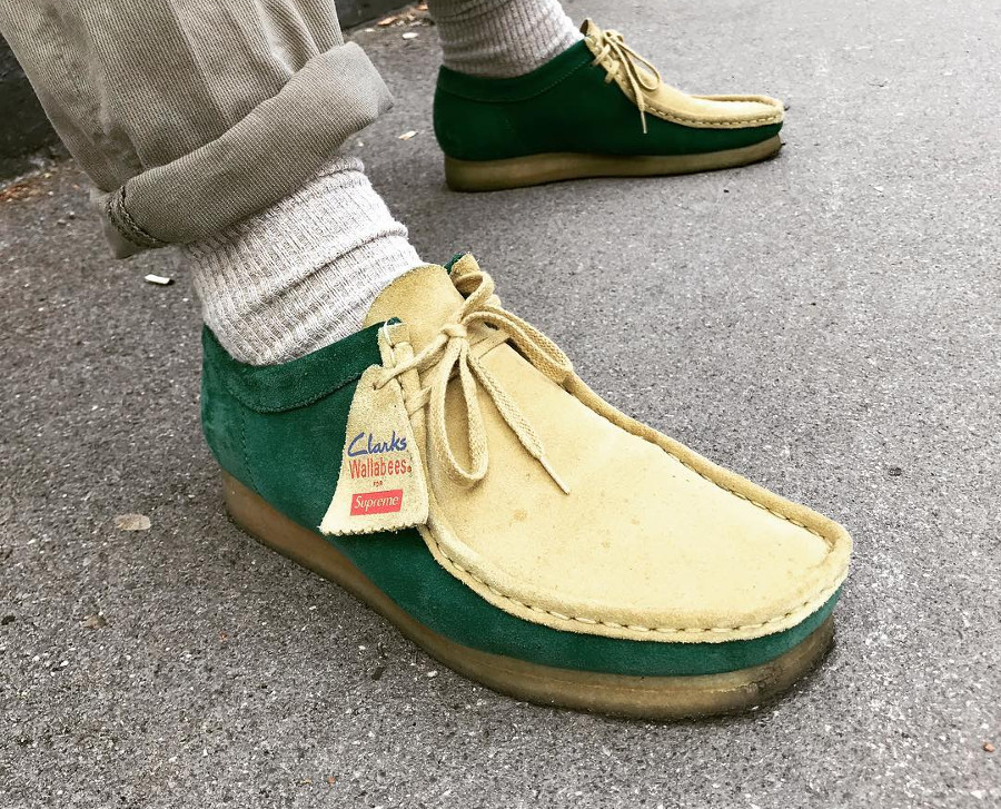 Supreme x Clarks Wallabees - @thickchristopher