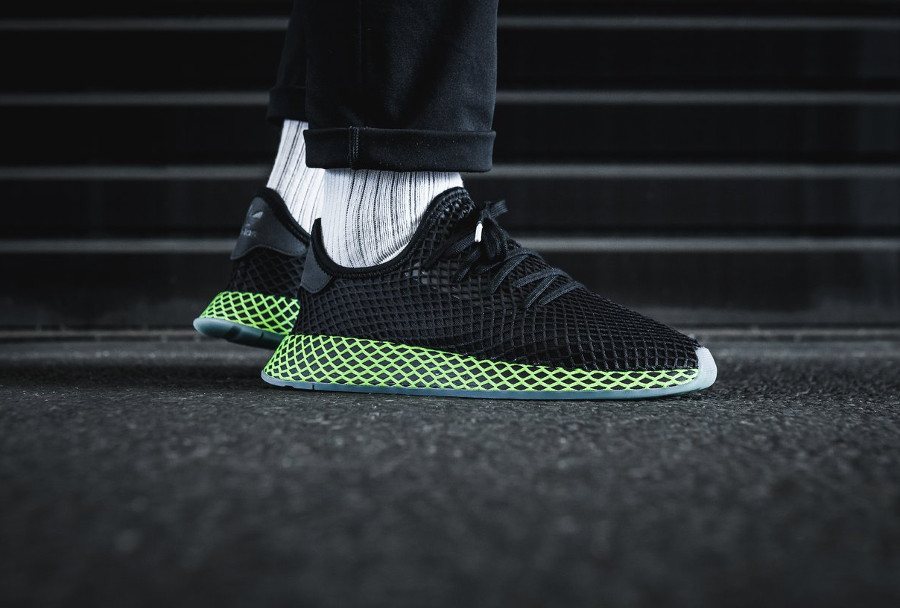 adidas deerupt noir et vert