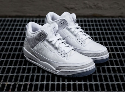 retro 3 triple white