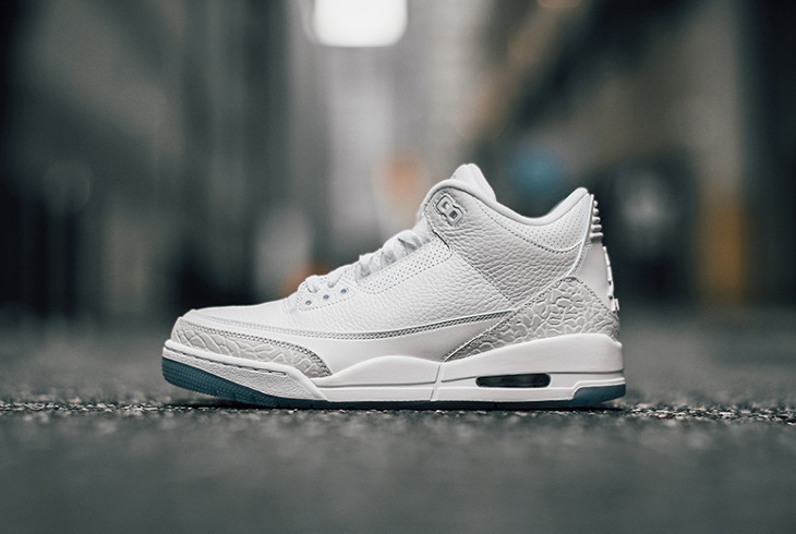 jordan retro 3 blanche