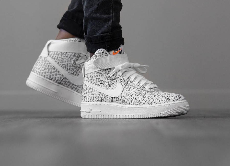 Air force noir montante online