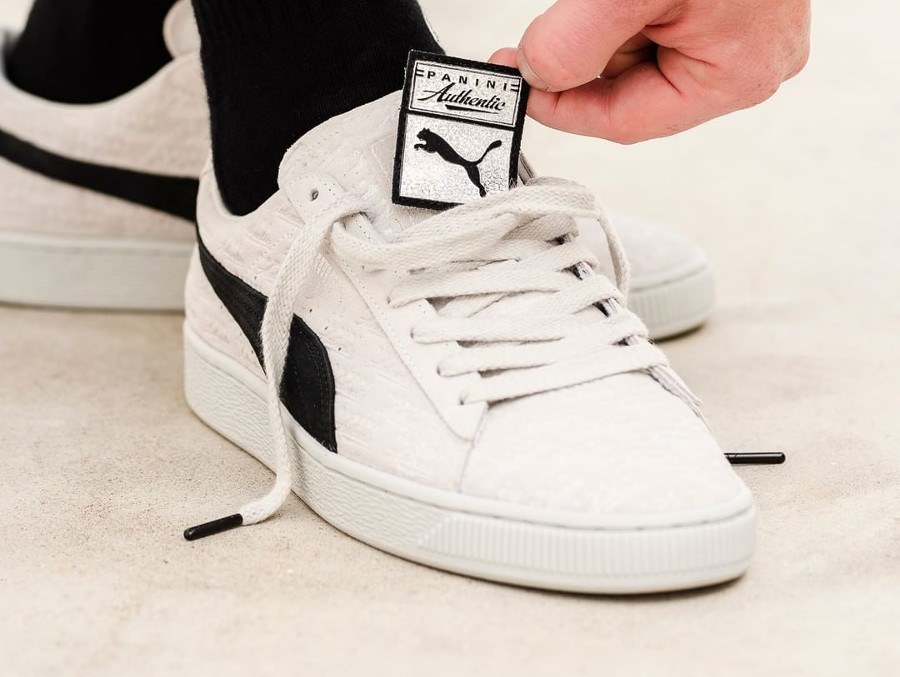 puma basket blanche