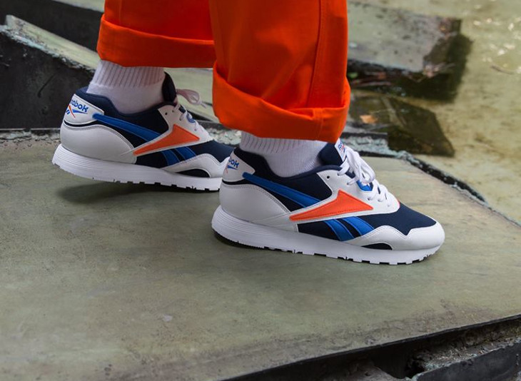 reebok bleu et orange