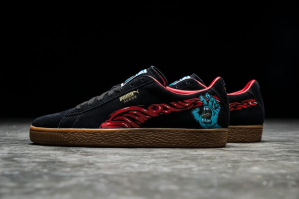 Chaussettes Santa Cruz Logo Main Hurlante - Taille L (7-10), Coton Peigné, Style Athlétique Multicolore