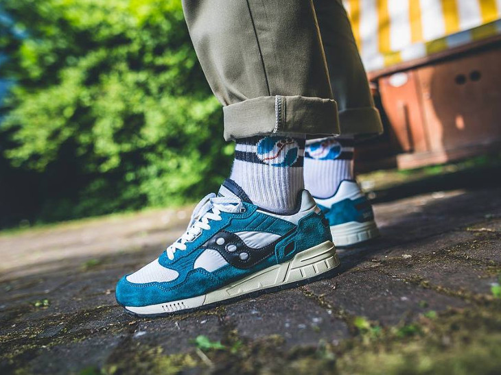 saucony shadow 5000 bleu