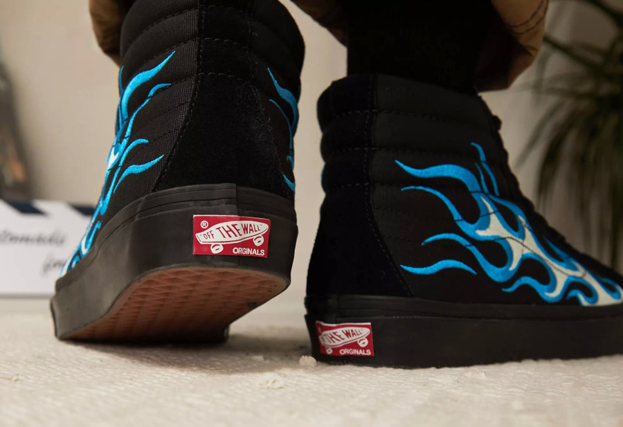 Que valent les WTAPS x Vans Vault SK8 Hi OG LX Red Blue Flame
