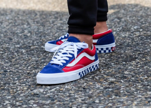 Que vaut la Vans Old Skool Style 36 BMX Checkerboard 'True Blue Red' ?