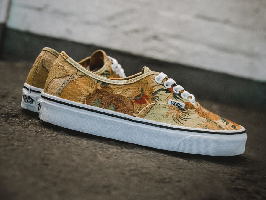 vans slip on tournesol