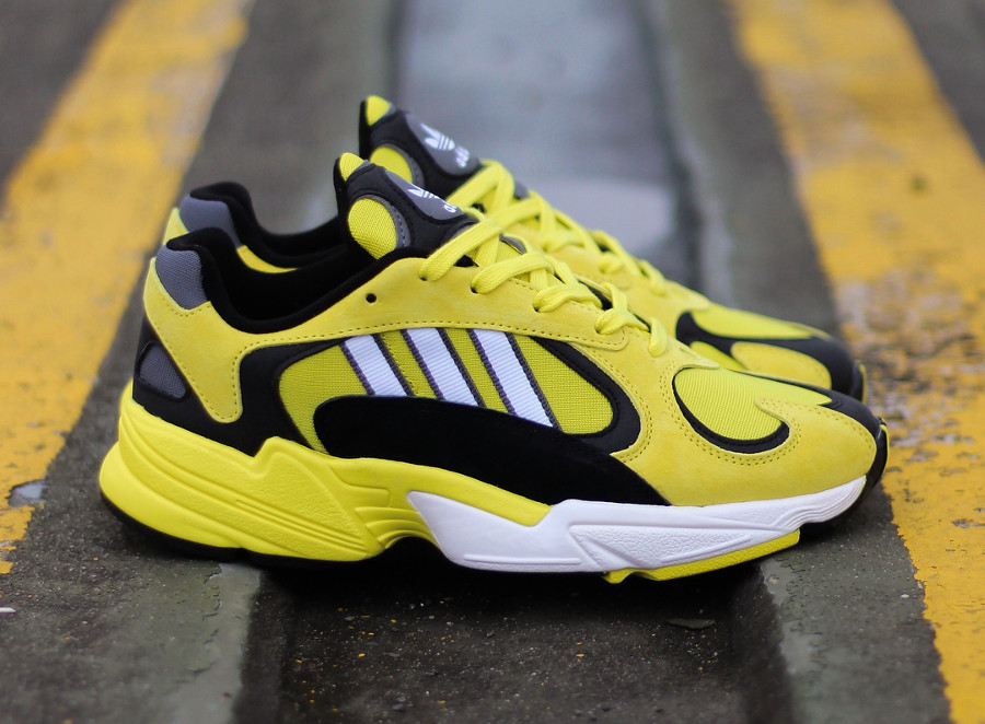 adidas falcon jaune et blanche