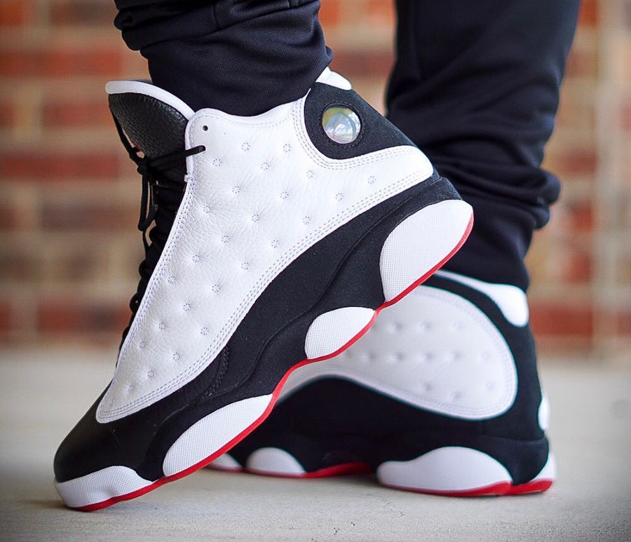 jordan 13 noir et rouge