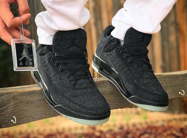 jordan 3 on feet