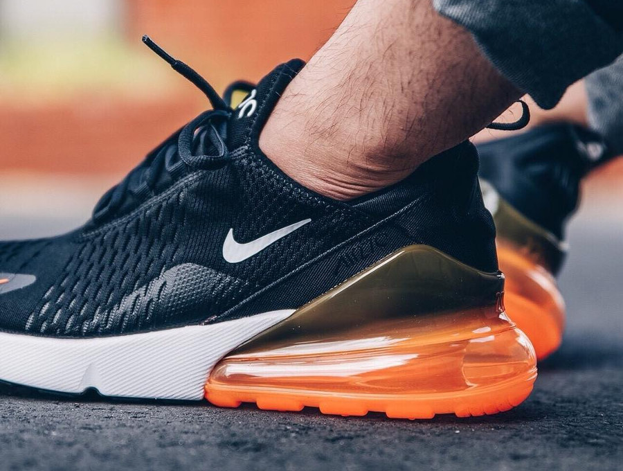 Nike Air Max 270 JDI Just Do It White Black Orange