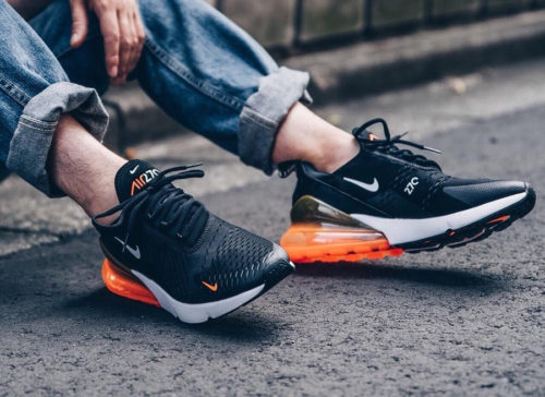 air max 270 just do it orange