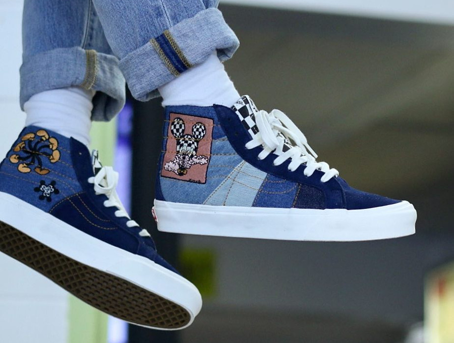 vans sk8 hi mickey