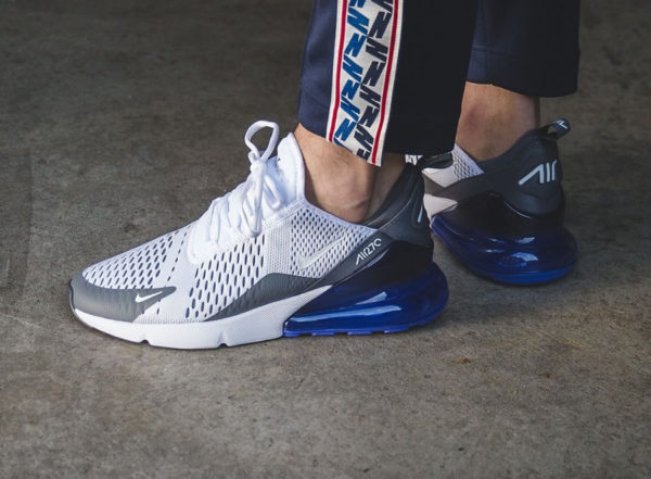 Chaussure Nike Air Max 270 BW Persian Violet White Grey on feet (AH8050-107