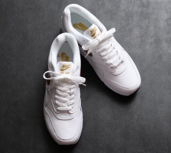 nike air max blanche et doré