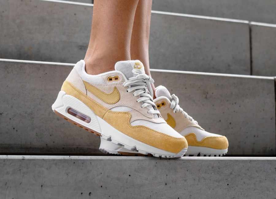 nike air max femme jaune