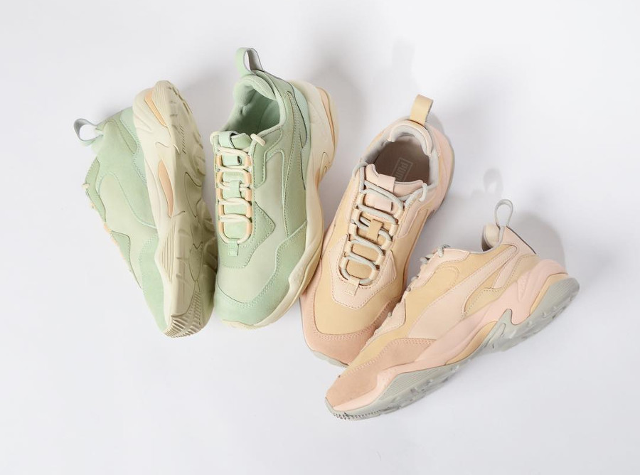 puma thunder desert homme rouge
