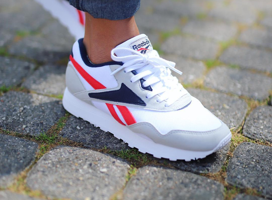 reebok blanche et rouge