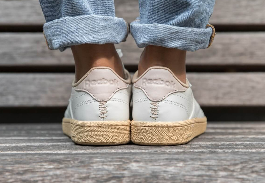reebok club c 85 chalk sahara